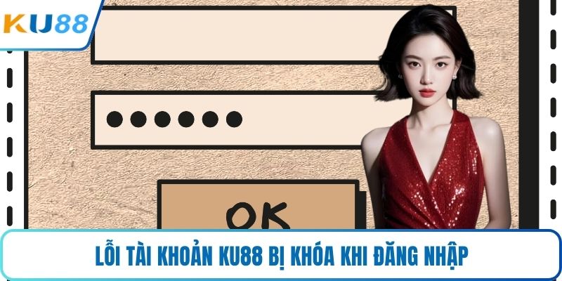 Lỗi tài khoản KU88 bị khóa khi đăng nhập
